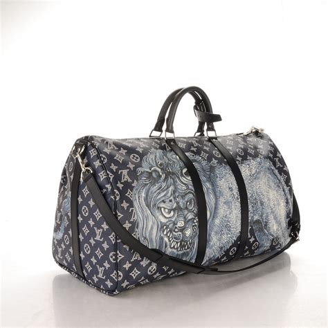 louis vuitton lion keepall|Louis Vuitton Keepall 50 bandouliere.